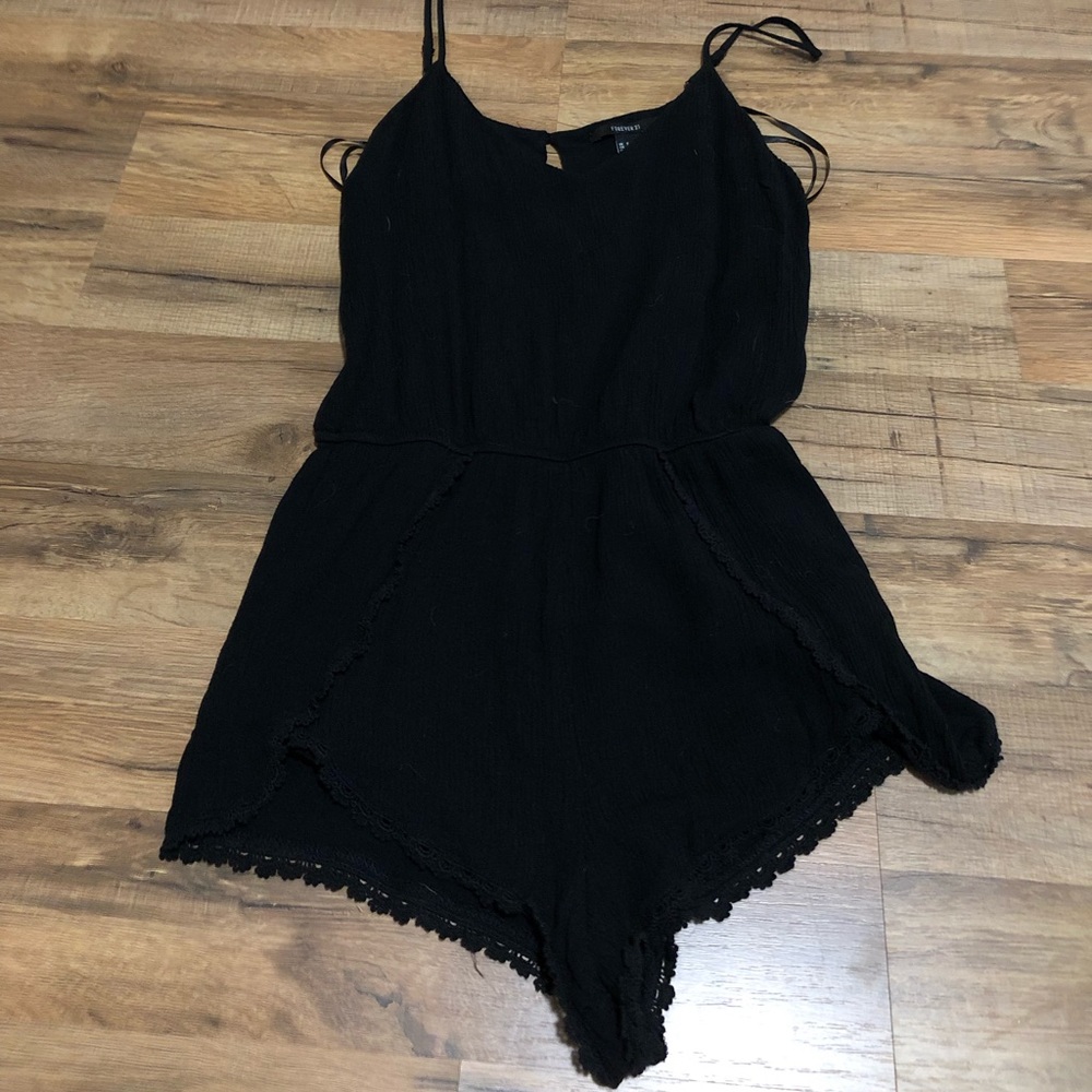 Cute black romper